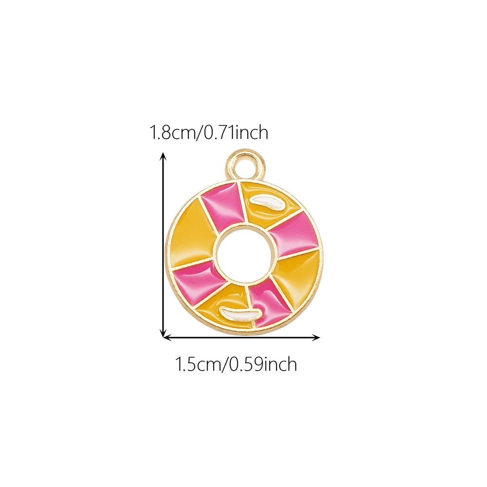 10Pcs Cute Enamel Marine Life Charm Whale Turtle Seahorse Shape Pendant Alloy - Summer Beach Holiday Collection Charms DIY Jewelry Making Accessories