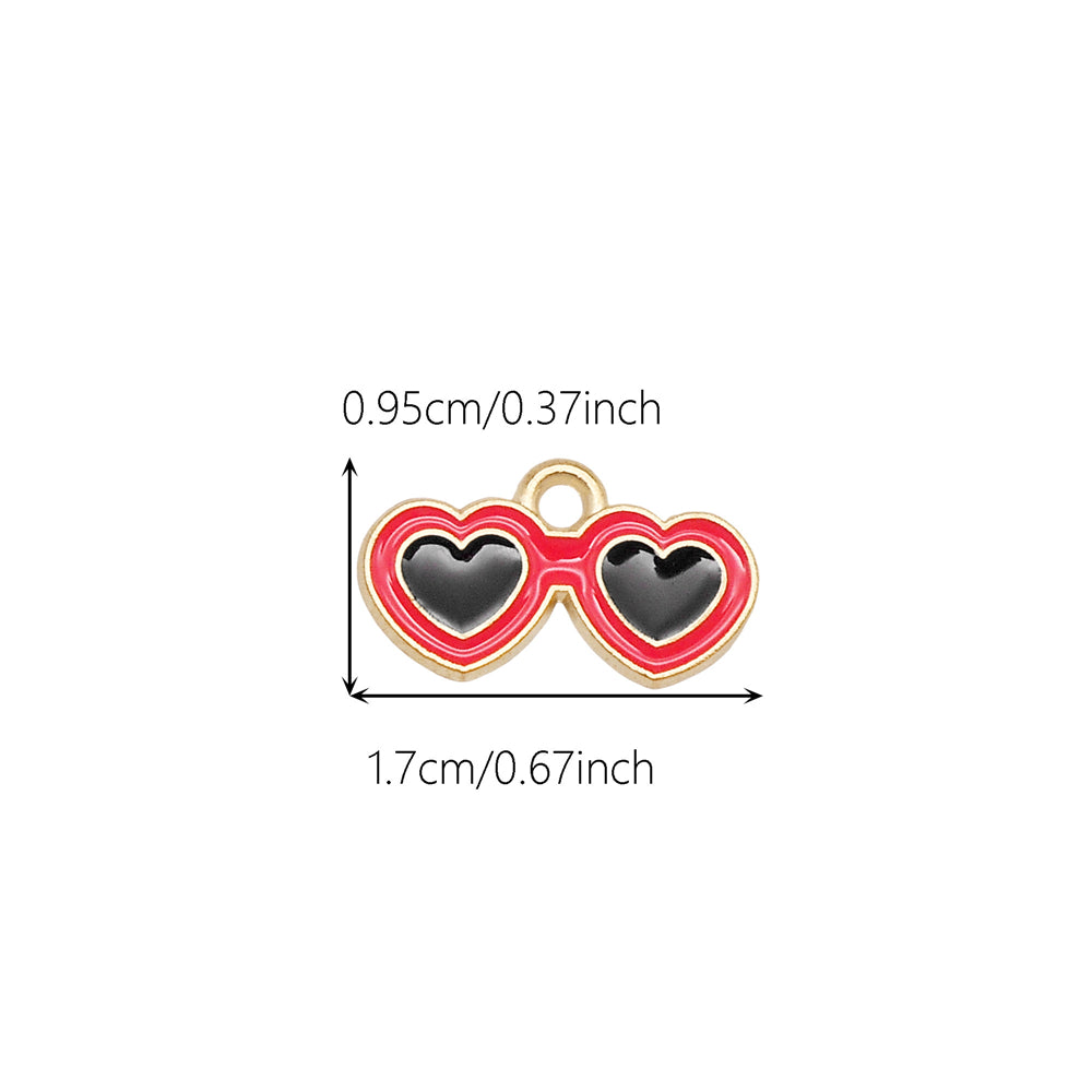 10Pcs Cute Enamel Marine Life Charm Whale Turtle Seahorse Shape Pendant Alloy - Summer Beach Holiday Collection Charms DIY Jewelry Making Accessories