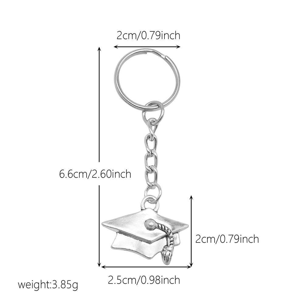 10Pcs Retro Silver Dangle Pendant with Conncetor Loop - Alloy Keyring Heart Star Moon Shape Charm Handmade Keychain for Car Key & Bag Decoration