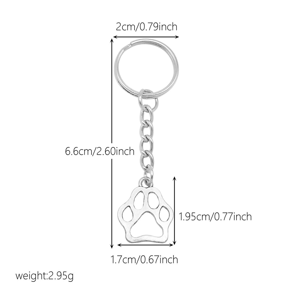 10Pcs Retro Silver Dangle Pendant with Conncetor Loop - Alloy Keyring Heart Star Moon Shape Charm Handmade Keychain for Car Key & Bag Decoration