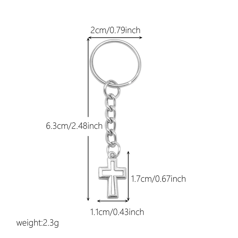 10Pcs Retro Silver Dangle Pendant with Conncetor Loop - Alloy Keyring Heart Star Moon Shape Charm Handmade Keychain for Car Key & Bag Decoration