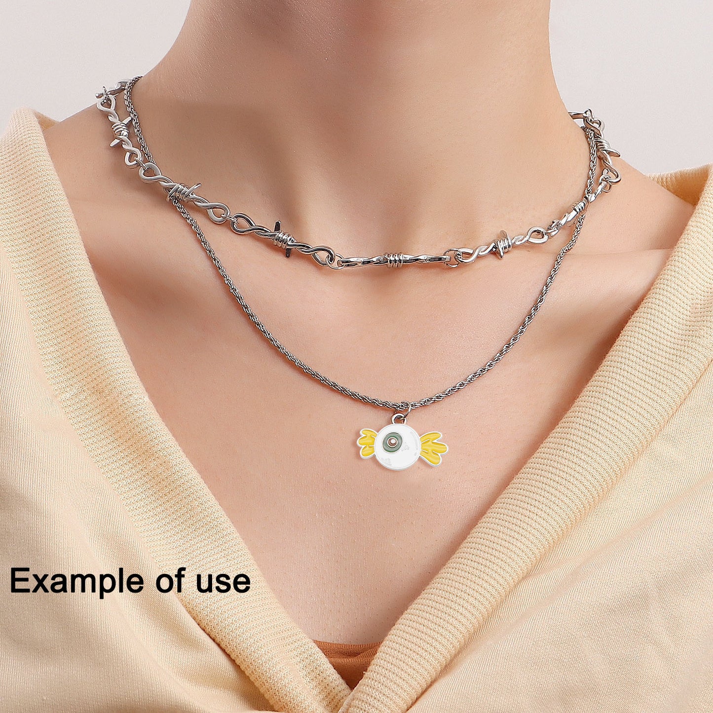 6Pcs 26x16mm Enamel Halloween Candy Charm Evil Eye Design Alloy Pendant DIY Making Accessory Necklace Bracelet Earrings Crafts Supplies