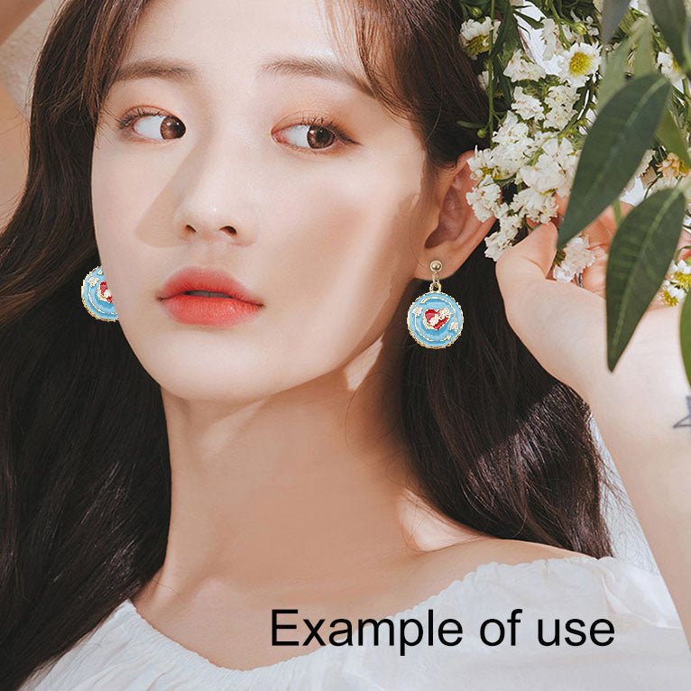 4Pcs Enamel Love Heart Series Charm Alloy Jewelry Pendant for Women DIY Necklaces Bracelets Bag Purse Hanging Dangle Making