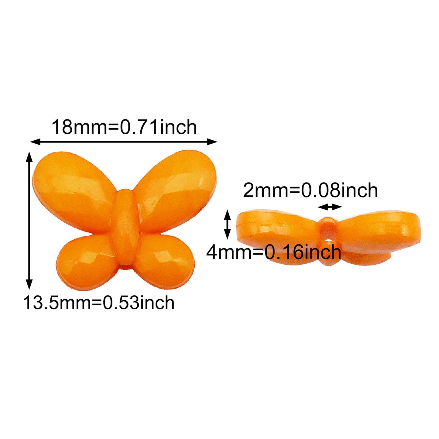 50-100Pcs Acrylic Jewelry Beads Flower Candy Design Spacer Beads for Necklace Bracelet Earrings Making DIY Crafts Supplies Phone Chain Decor