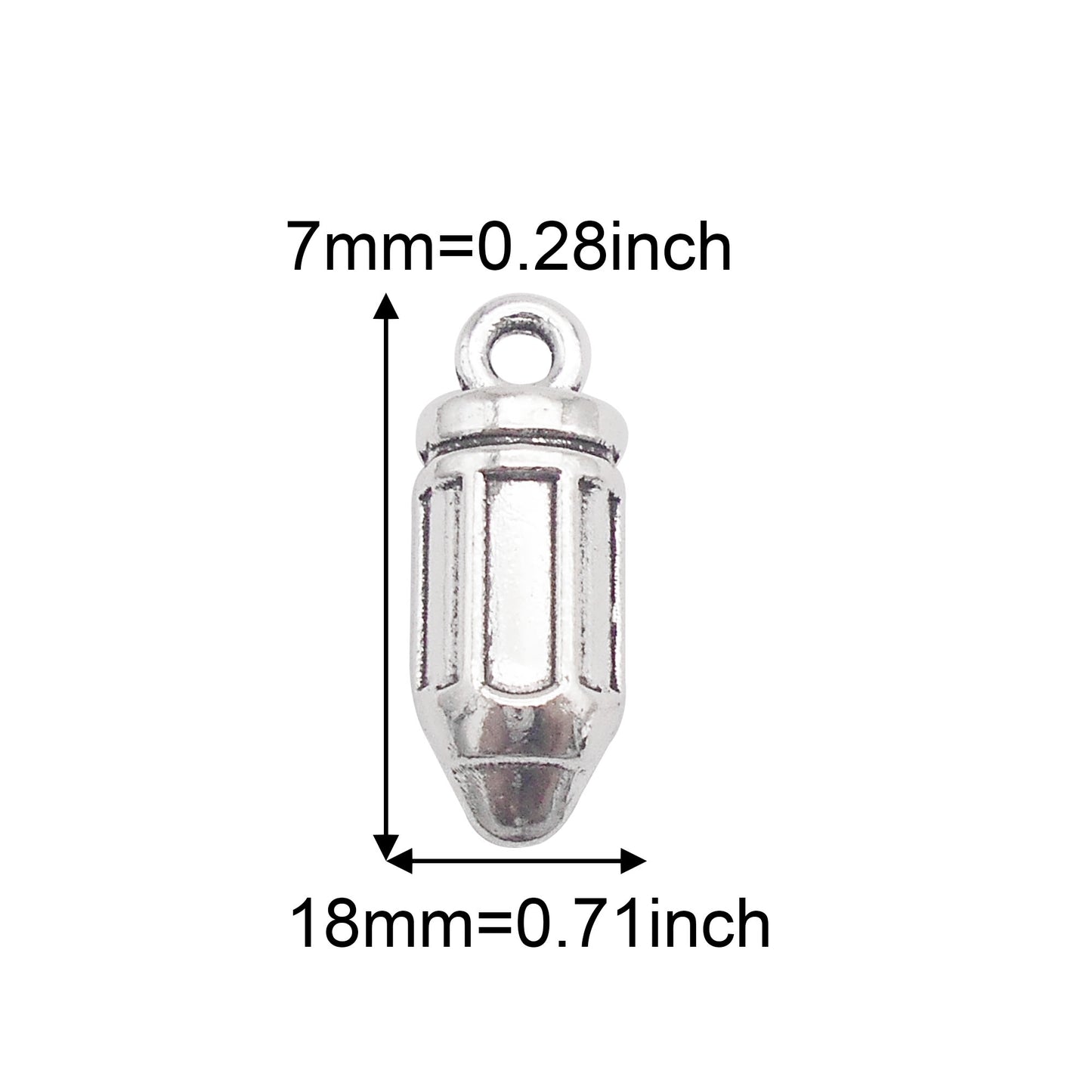 9Pcs Retro Silver Graduation Cap Ruler Pencil Charms Math Theme Study Pendant Metal for Jewelry Making, Graduation Gifrs