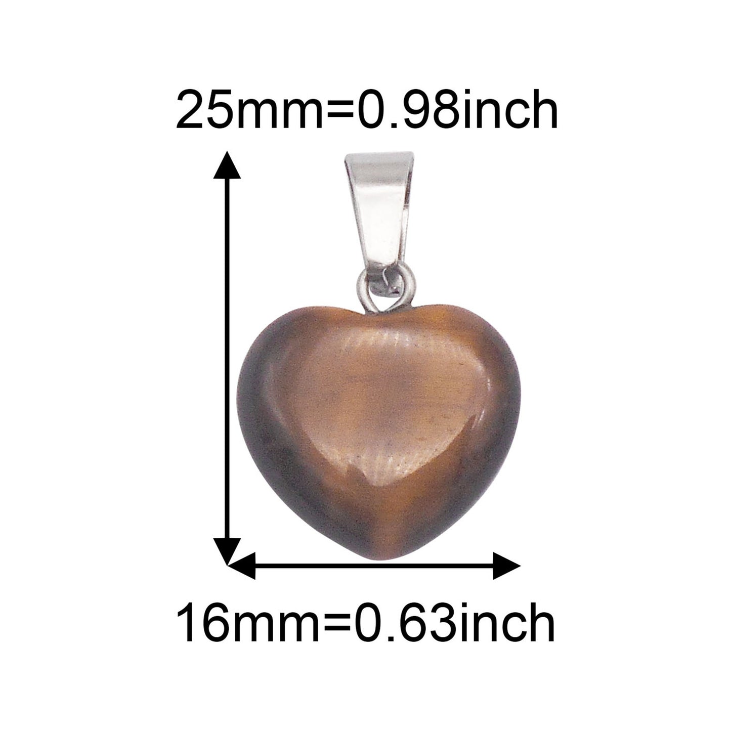 1 Piece Glossy Crystal Agate Pendant Heart Shaped Charm for DIY Jewelry Making, Necklace Bracelet Dangle, Crafts Supplies