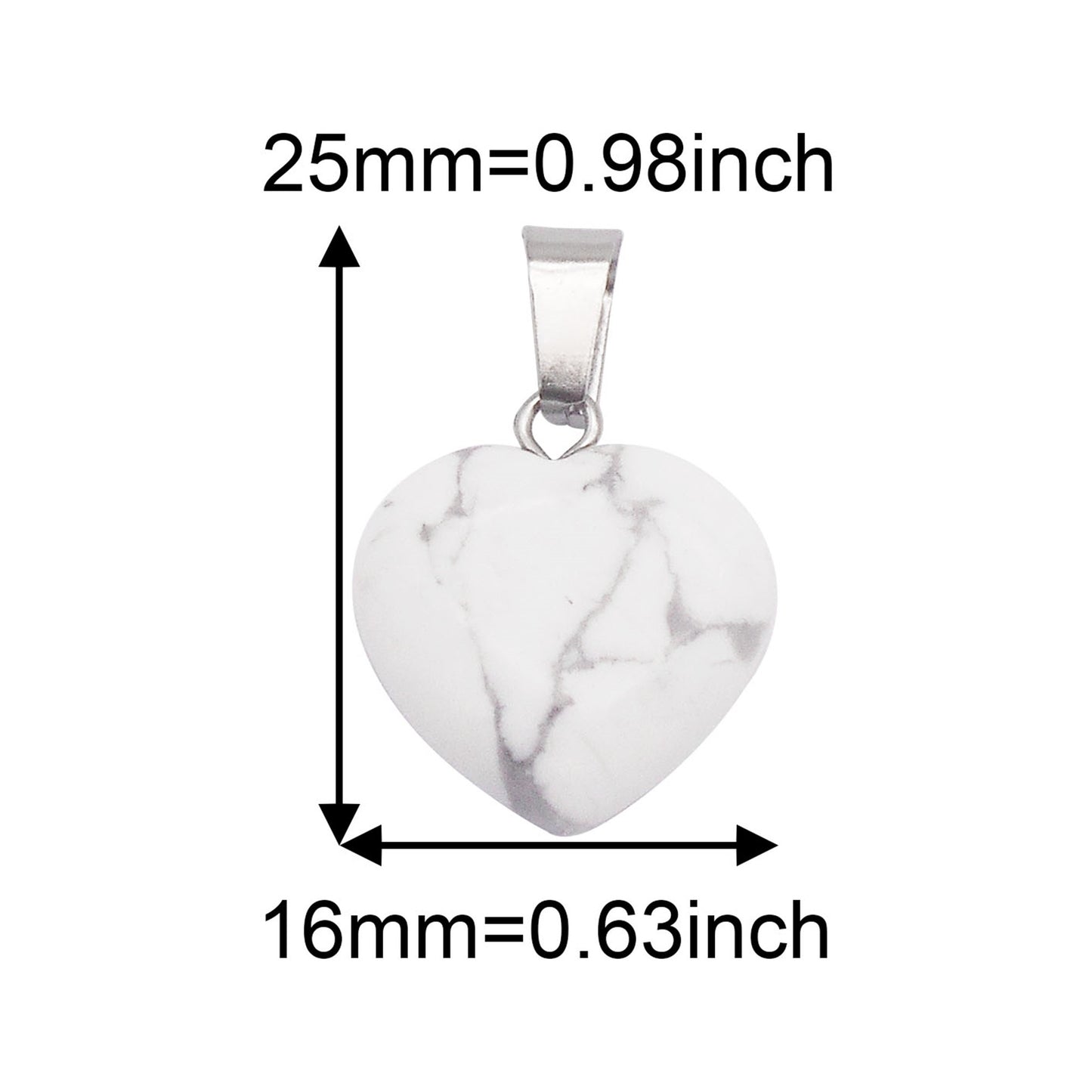 1 Piece Glossy Crystal Agate Pendant Heart Shaped Charm for DIY Jewelry Making, Necklace Bracelet Dangle, Crafts Supplies