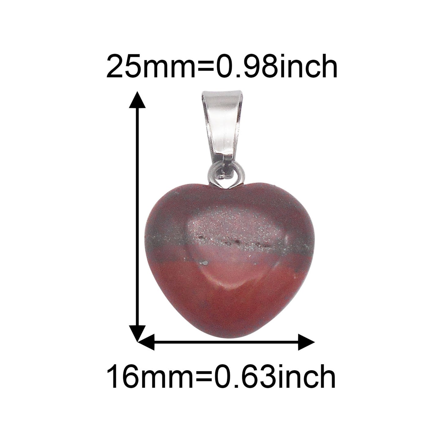 1 Piece Glossy Crystal Agate Pendant Heart Shaped Charm for DIY Jewelry Making, Necklace Bracelet Dangle, Crafts Supplies
