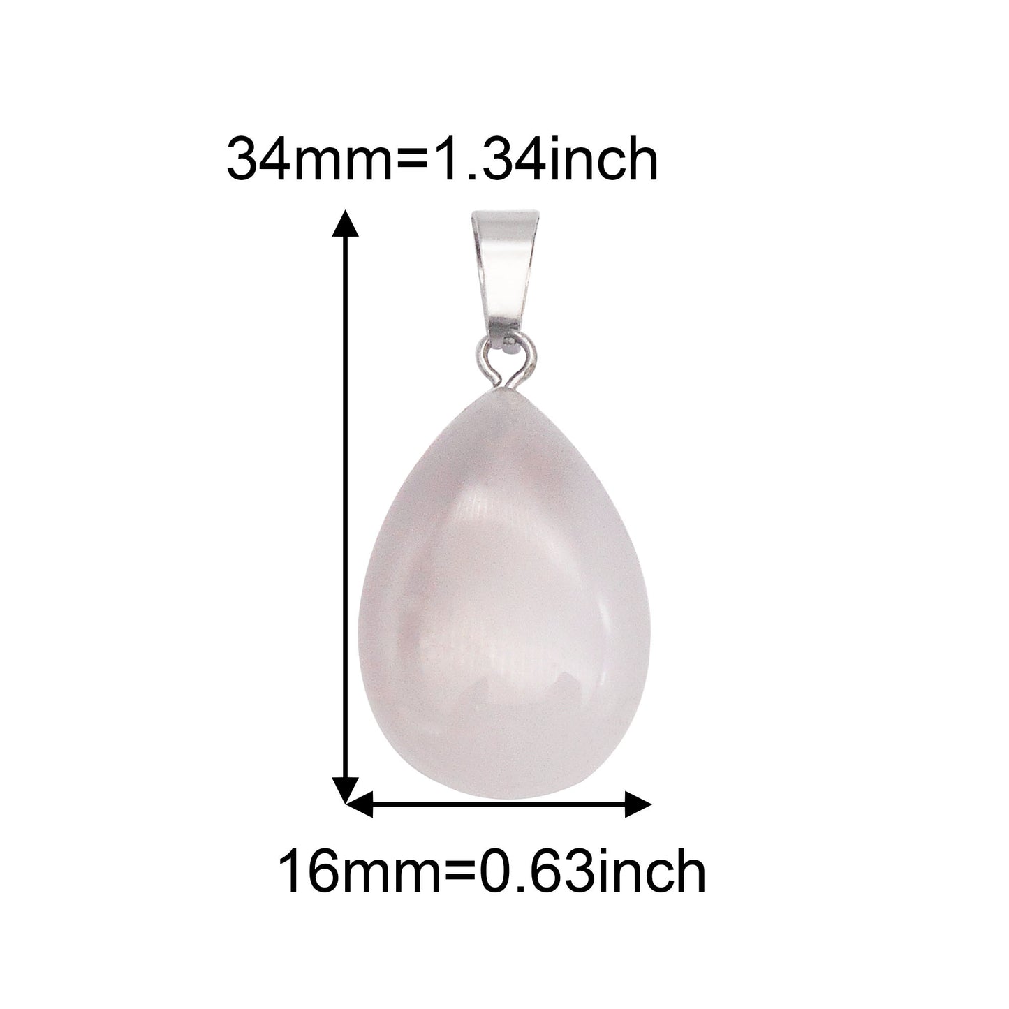 1 Piece Natural Agate Stone Charms Teardrop Shaped Opal Pendants for Jewelry Making, DIY Crafts Supplies, Necklace & Bracelet Decor