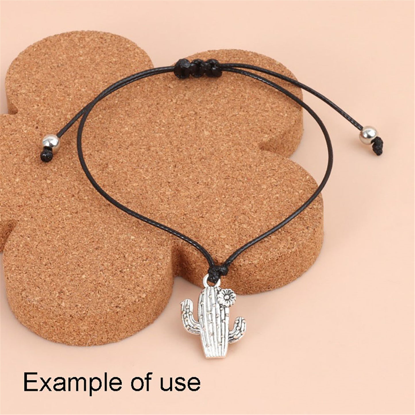 16Pcs 20x15mm Cactus Charms Retro Alloy Desert Plant Pendants DIY Jewelry Making Accessories Keychain Crafts Decor