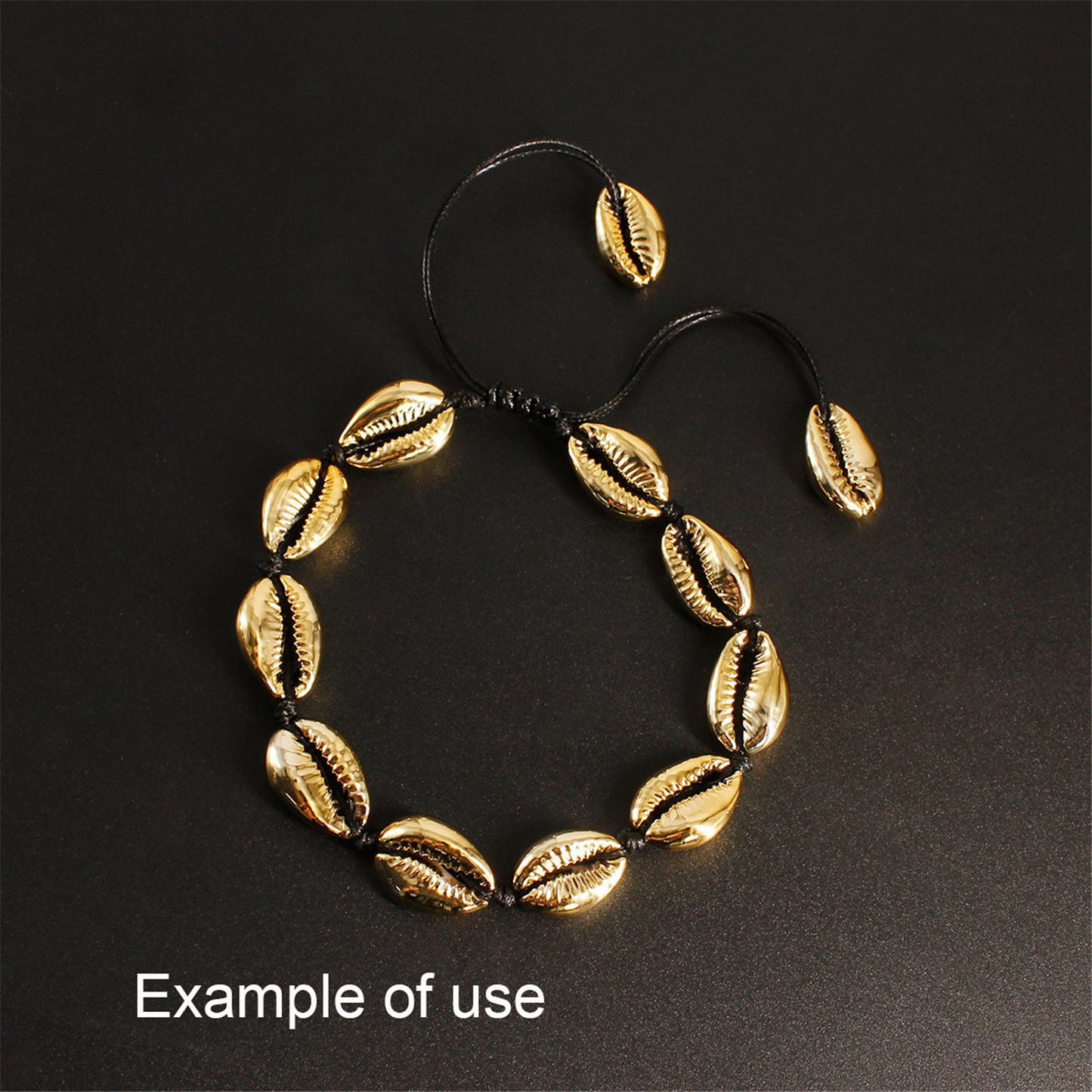 20Pcs 19x12mm Metal Seashell Sliced Charms Retro Gold Cowrie Shell Pendants Alloy Jewelry Accessories for Anklet Making, DIY Crafts Decor