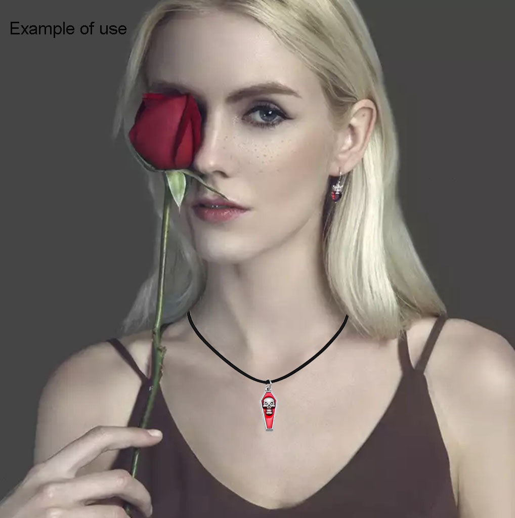 1 Piece Halloween Pumpkin Ghost Necklace - Korean Velvet Enamel Dangle Clavicle Jewelry for Women, Cute Metal Charm Necklace, Daily Wear & Festival Gift