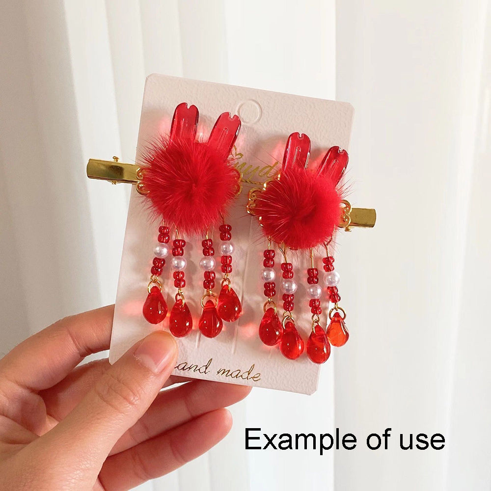 100Pcs Red Teardrop Charms for Jewelry Making - 13x8mm Transparent Acrylic Pendant Drops for Necklace, Bracelet, Earrings - DIY Craft Supplies, Beading Decor Findings