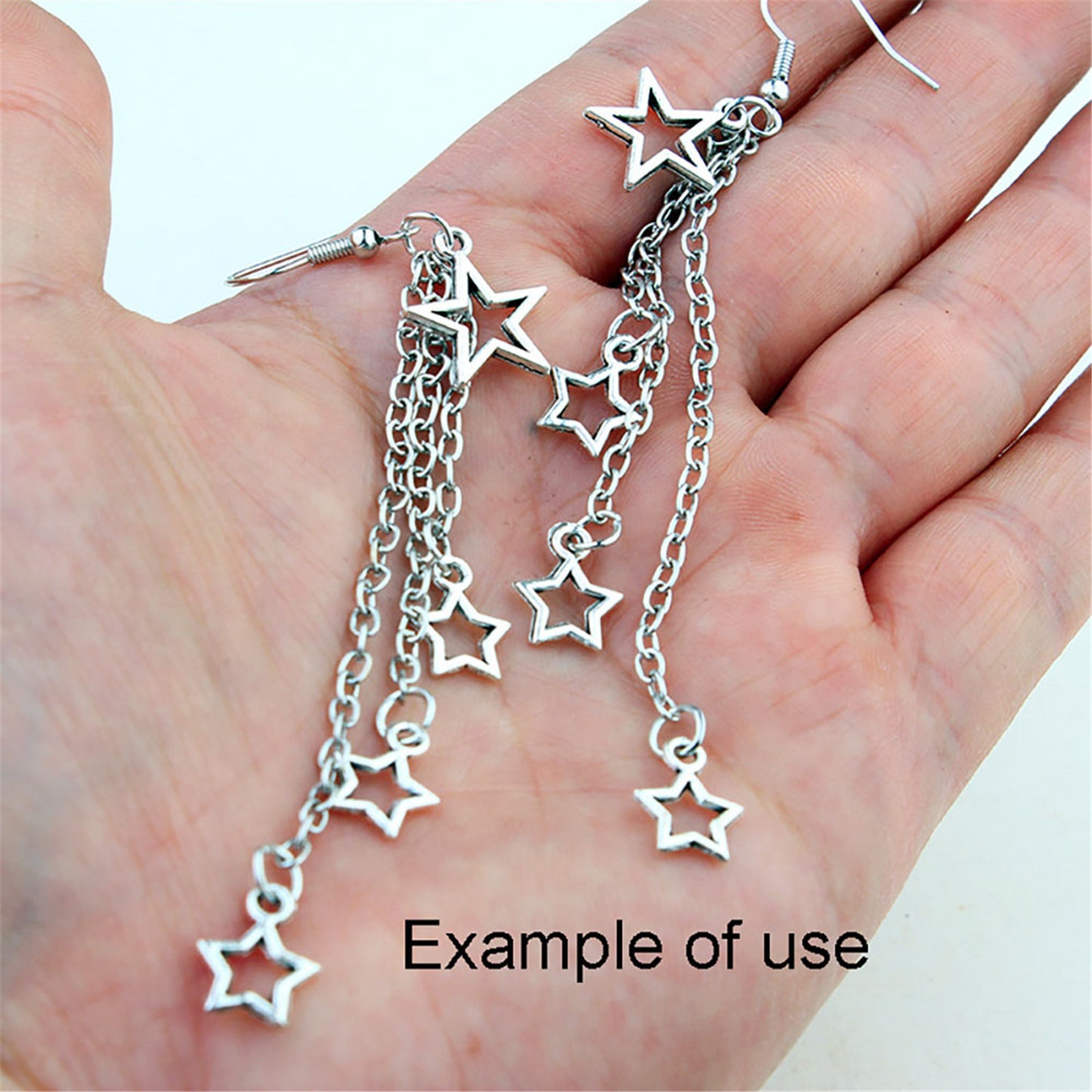 195-Box Retro Silver Moon Sun Star Charms Alloy Cosmic Series Pendants DIY Jewelry Making Accessories Crafts Supplies Phone Chain Decor