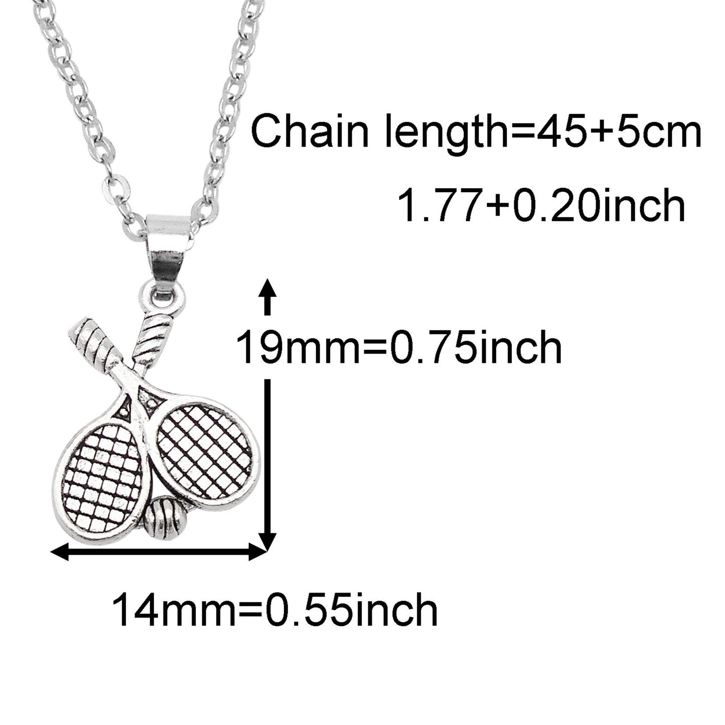 1 Piece Antique Silver Sport Ball Shaped Charm Earrings & Necklace, Metal Women Jewelry Set, Football Baseball Dangle Necklace Earrings Set Festival Gifts