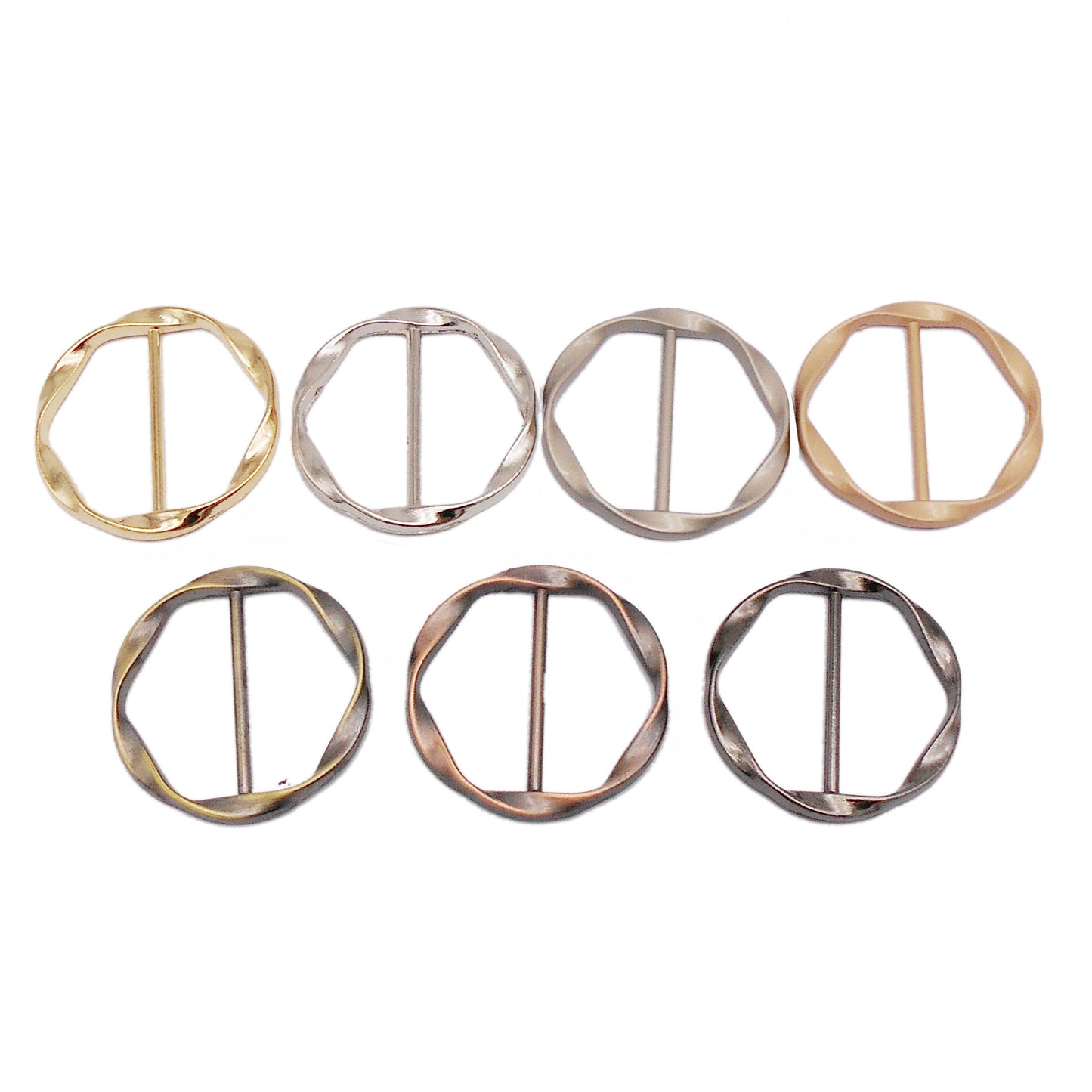 7Pcs Metal Alloy Dress Scarf Clip Buckle Scarf Ring Shawl Hem Weight Clip Silk Scarf Clasp Clips T-Shirt Brooch for Clothing Accessory