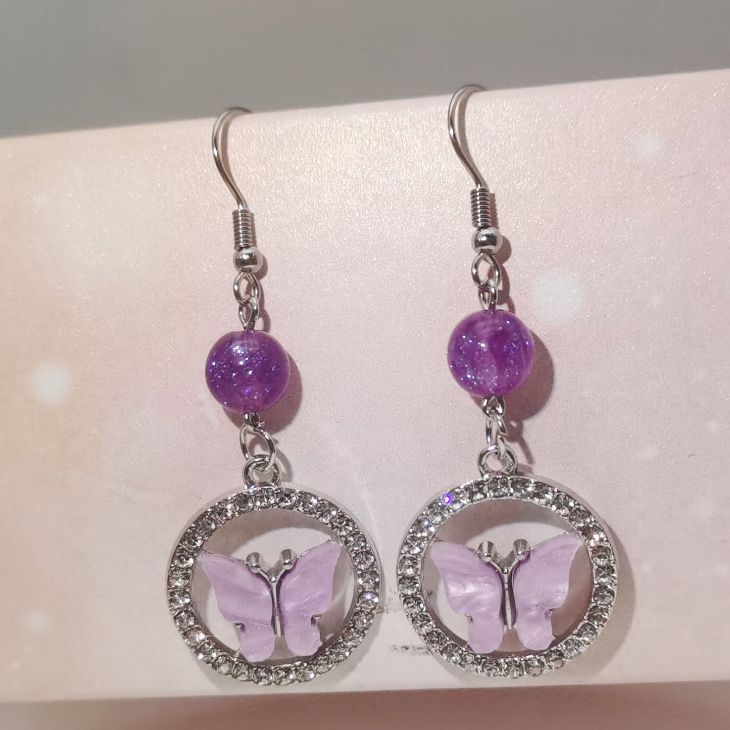 100 PCS Glitter Resin Beads Round Loose Spacer Beads for Bracelet Necklace Earrings Jewelry Making DIY Crafts 8/10/12MM