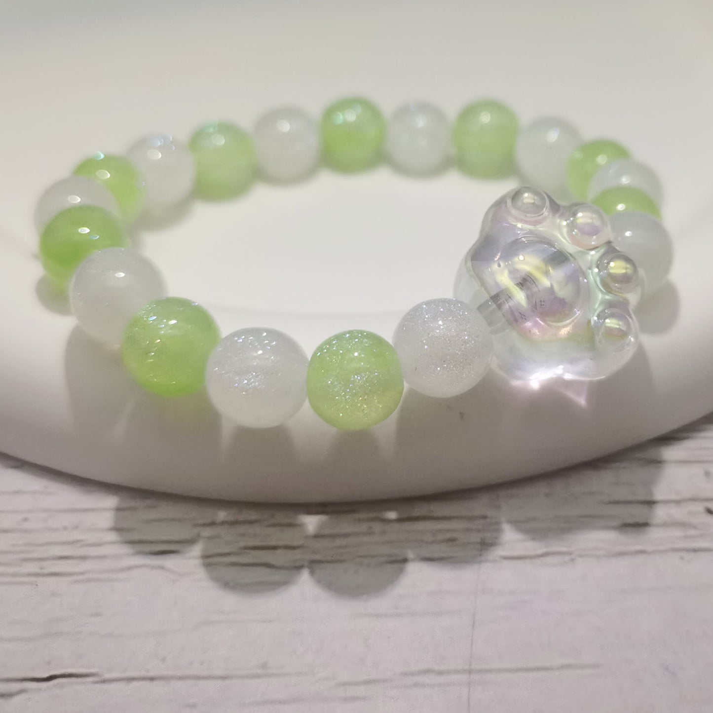 100 PCS Glitter Resin Beads Round Loose Spacer Beads for Bracelet Necklace Earrings Jewelry Making DIY Crafts 8/10/12MM