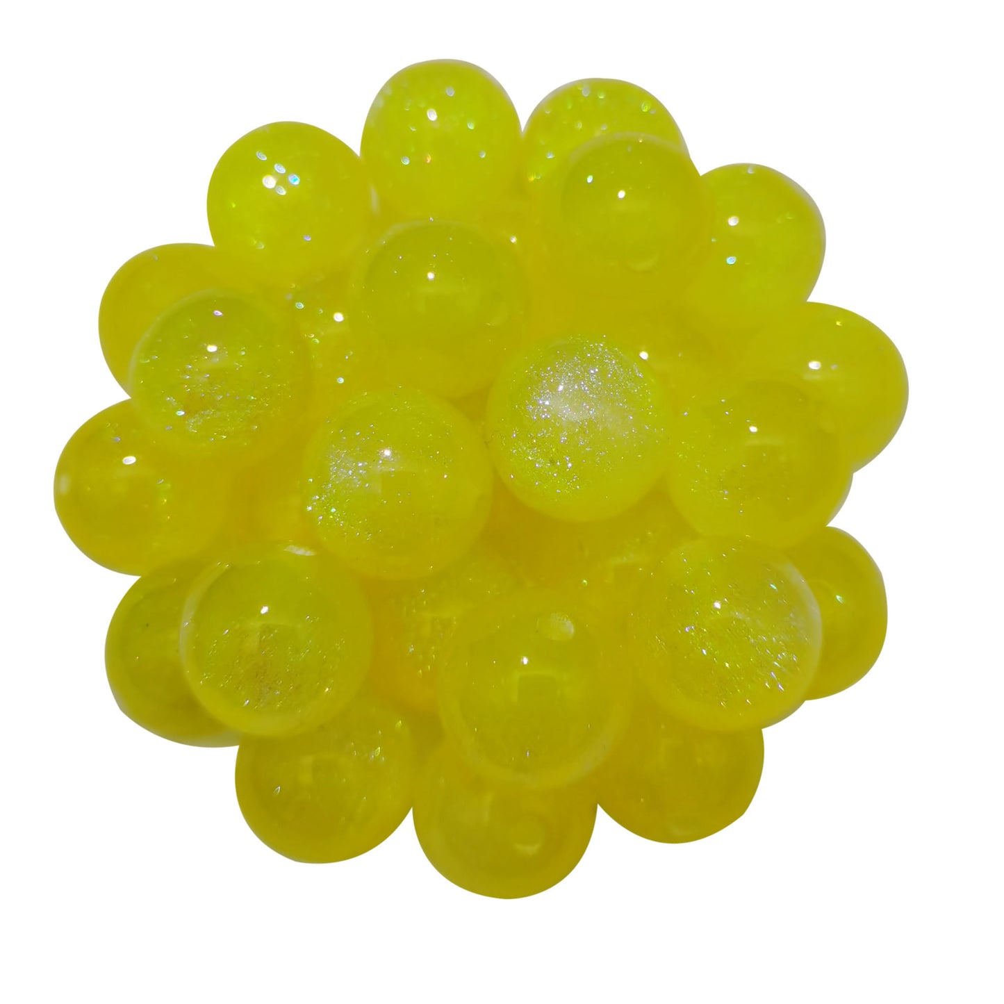 100 PCS Glitter Resin Beads Round Loose Spacer Beads for Bracelet Necklace Earrings Jewelry Making DIY Crafts 8/10/12MM