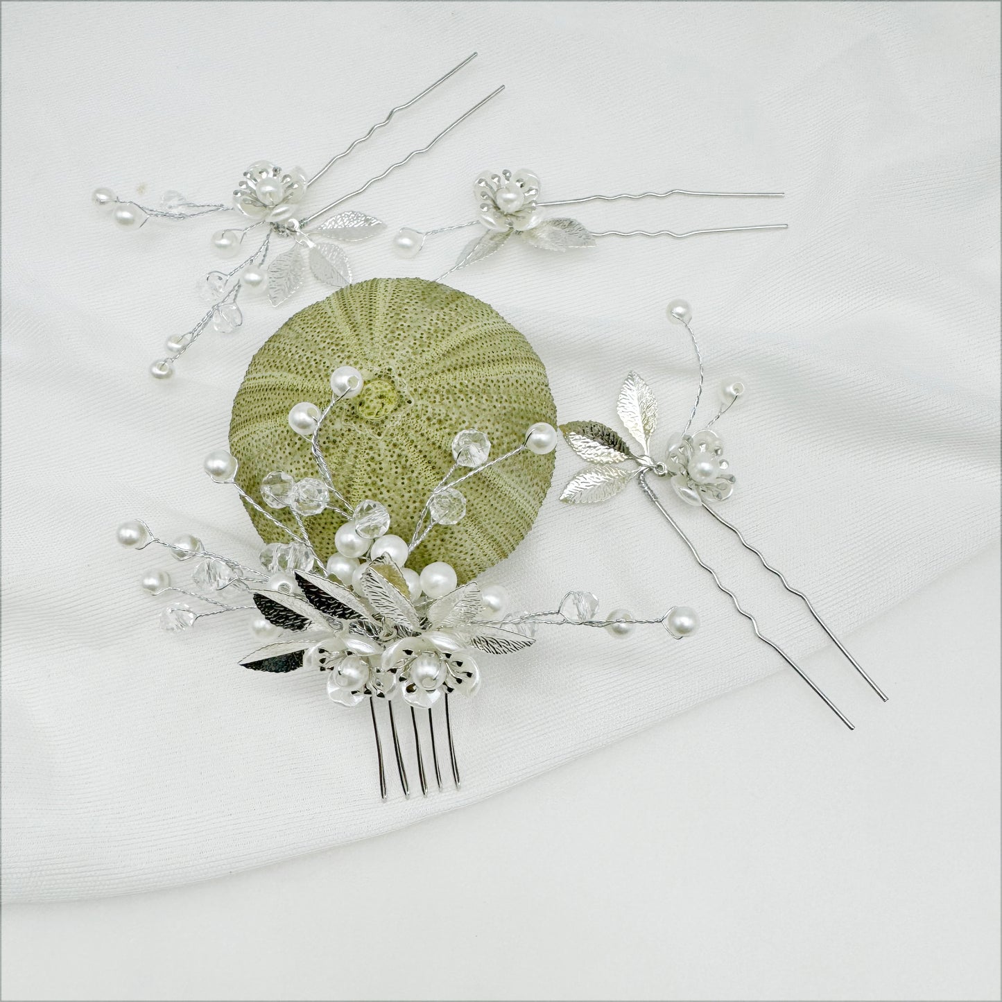 5 PCS Wedding Bridal Hair Pins Set Pearl Hair Clips Vintage Flower Hair Headpiece Jewelry for Bridesmaids Brides Girls Hair Accessories