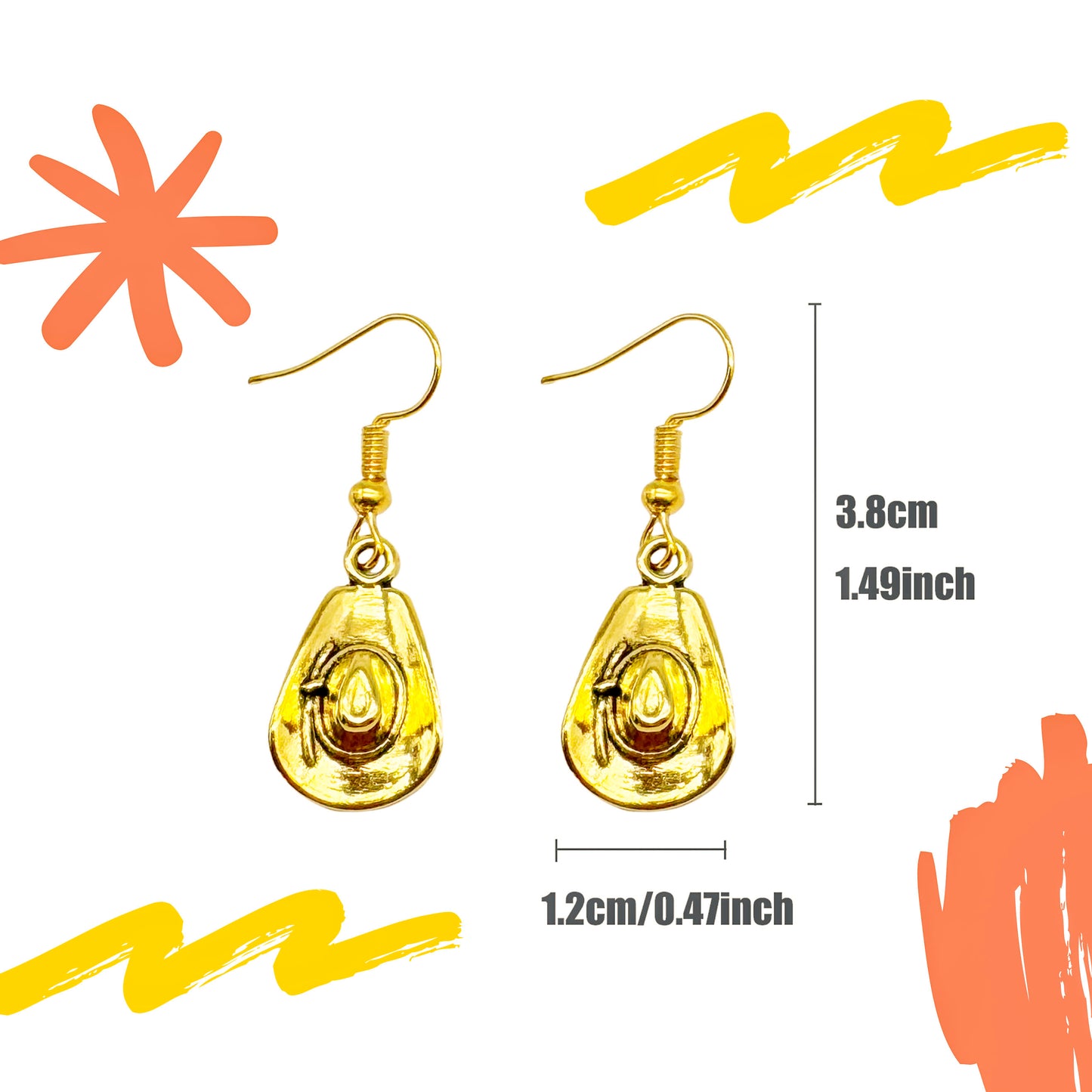 1/9 Pairs Western Cowboy Drop Earrings Antique Gold Color Bulk Alloy Boot Gun Hat Eagles Dangle Earrings for Women Cowgirl Gifts