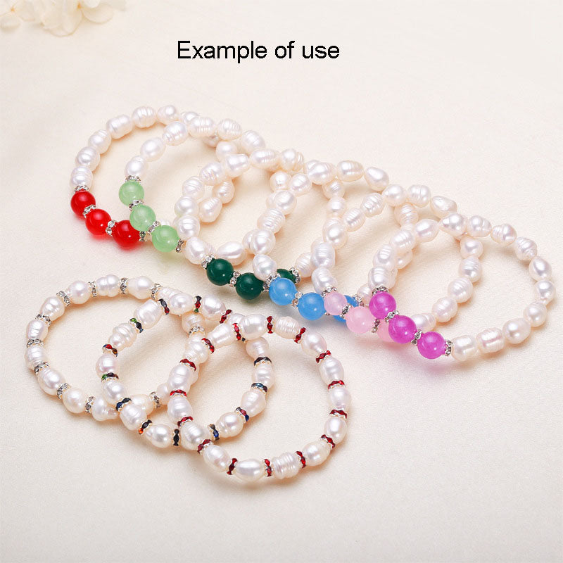 10Pcs 12mm Round Wheel Shaped Resin Beads Wave Edge Spacer Beads with Crystal Rhinestones for Jewelry Necklace Bracelet Earring Supplies Crafts Decor Key Chain Dangle Accessories