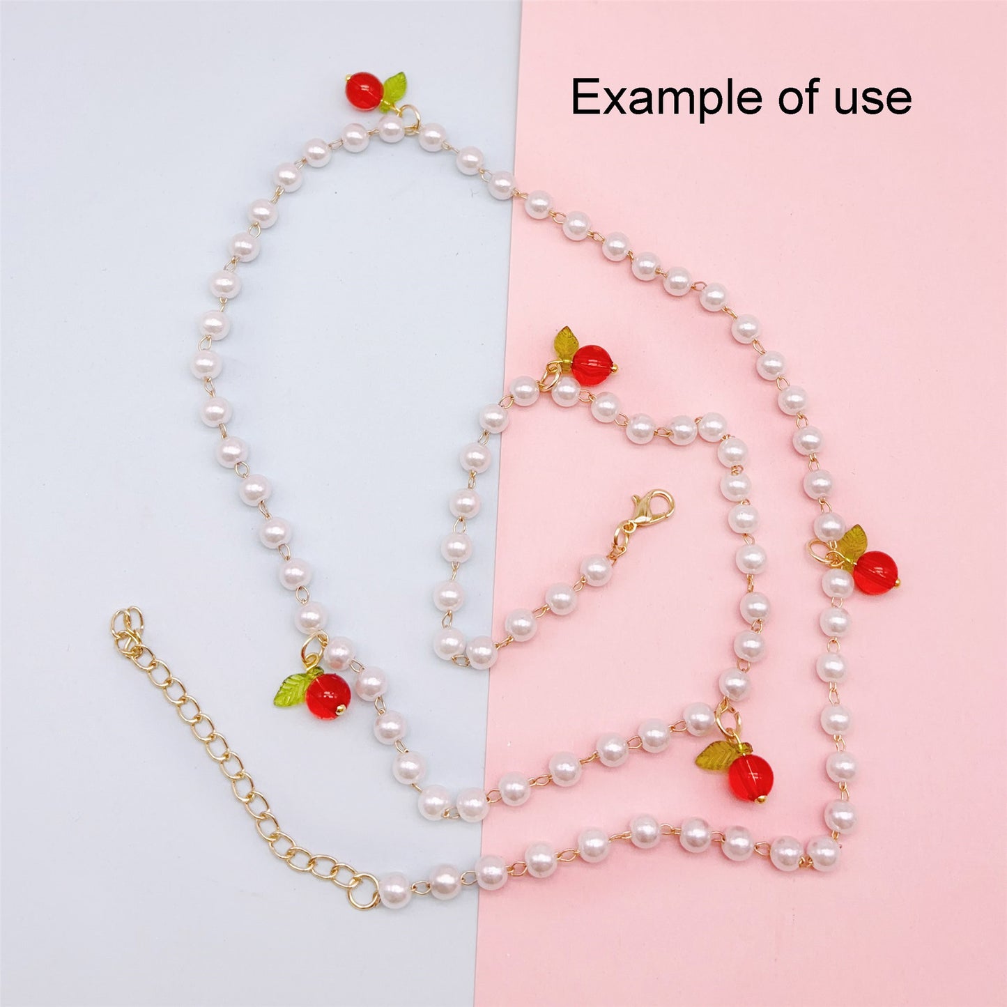 10PCS 14*11mm Red Plastic Cherry Charms with Green Leaf, 3D Fruit Dangle for Pendant Jewelry Making DIY Pendant Necklace Bracelet Crafts Supplies