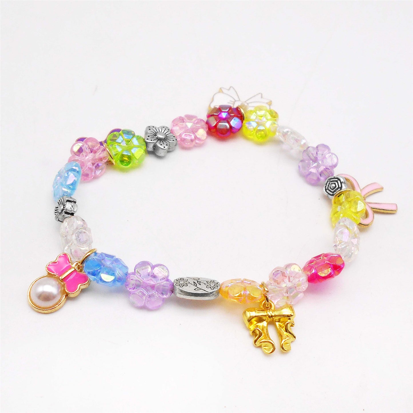 50pcs Mix Metal Alloy Bow Charms Enamel Bowknot Pendants for Jewelry Making Accessories DIY Crafts Supplies