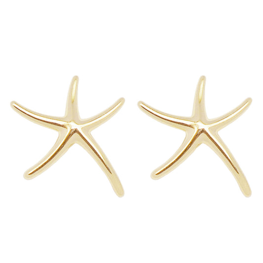 1 Piece 28.5*31mm Quality Plated Gold Tone Copper Sea Star Charms Matte Starfish Pendants for Necklace Bracelet Earring Making DIY Jewelry Crafts Decor