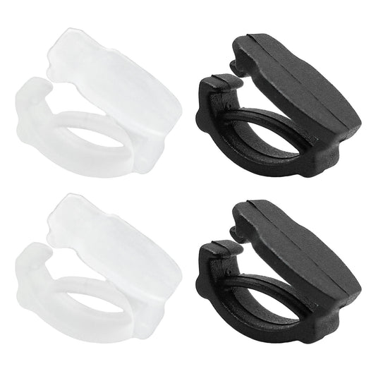 100pcs 16*10mm Black & White Plastic Shoe Buckles Accessories Shoelace Clips Shoe Charm Connectors for Footwear Decor