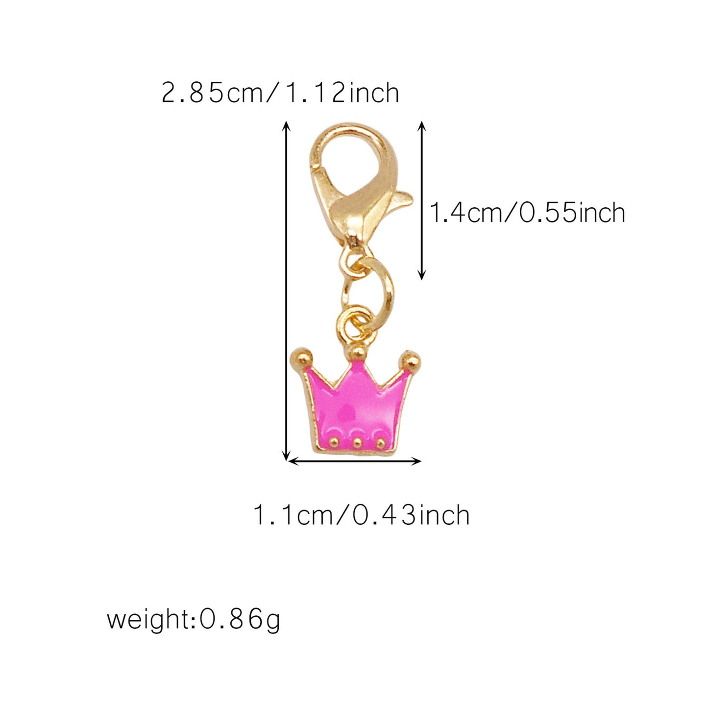 1/29pcs Enamel Alloy Flower Heart Star Moon Pendants with Lobster Clasp Rose Red Shoe Charms Cute Keyring Dangle Jewelry Accessories Women Purses Bags Hanging Decor