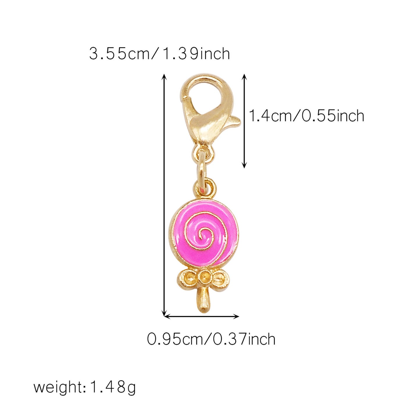 1/29pcs Enamel Alloy Flower Heart Star Moon Pendants with Lobster Clasp Rose Red Shoe Charms Cute Keyring Dangle Jewelry Accessories Women Purses Bags Hanging Decor