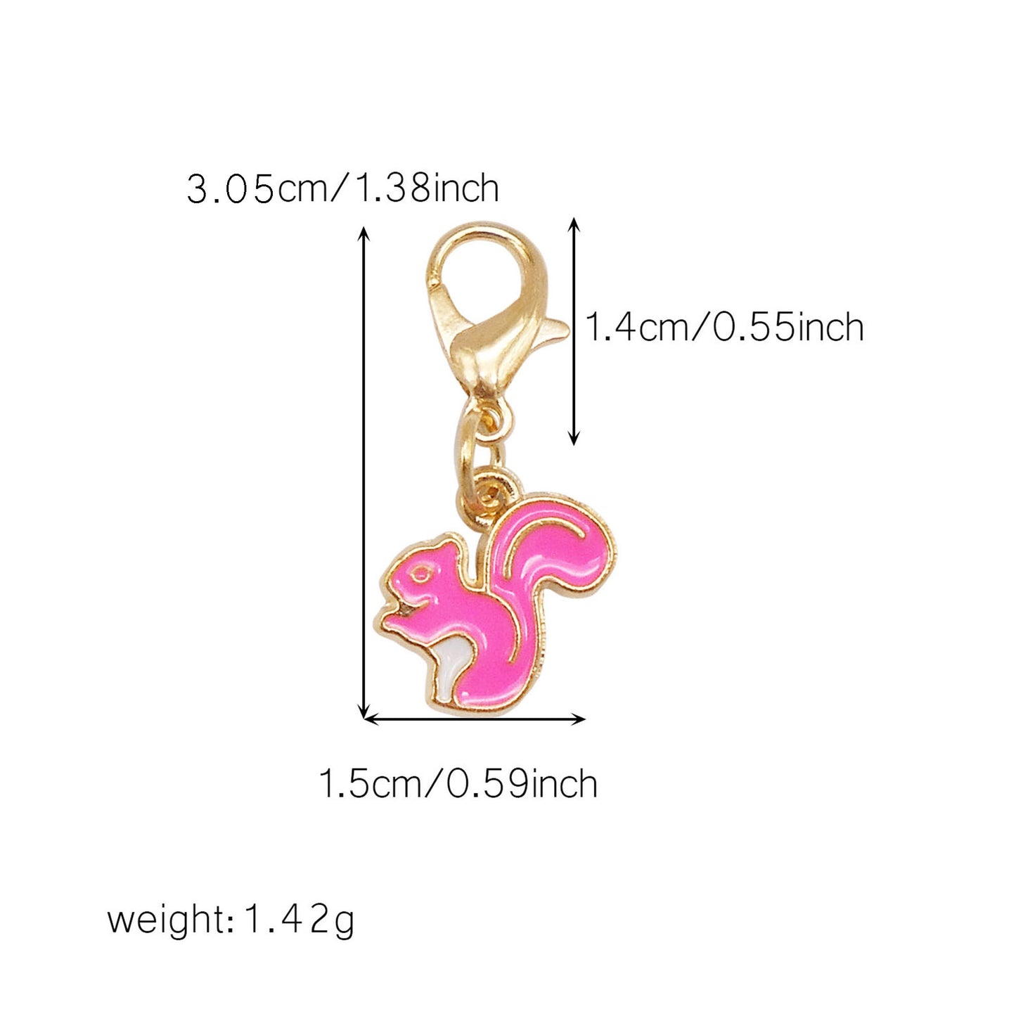 1/29pcs Enamel Alloy Flower Heart Star Moon Pendants with Lobster Clasp Rose Red Shoe Charms Cute Keyring Dangle Jewelry Accessories Women Purses Bags Hanging Decor