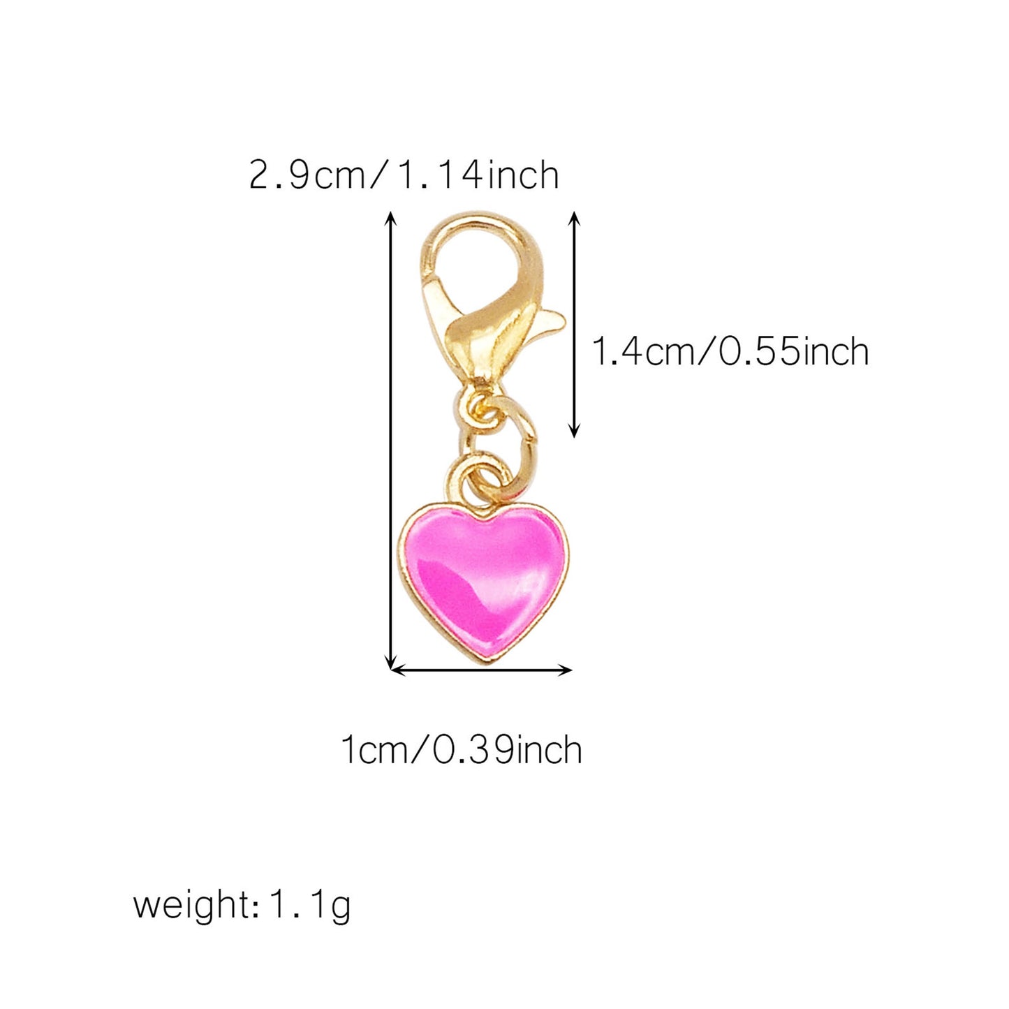 1/29pcs Enamel Alloy Flower Heart Star Moon Pendants with Lobster Clasp Rose Red Shoe Charms Cute Keyring Dangle Jewelry Accessories Women Purses Bags Hanging Decor