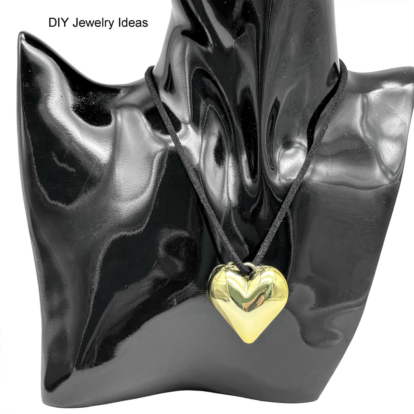 2Pcs 31x31.5mm Big 3D Love Heart Charm CCB Material Jewelry Pendant DIY Necklace Earrings Decor Supplies Handbag Dangle Making Accessory
